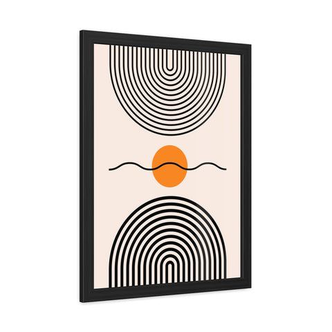 Brenda 3 - Modern Abstract Framed Poster - Minimalist Wall Art for Home Decor