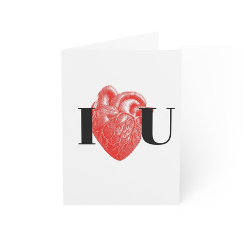 I Human Heart You - Greeting Card