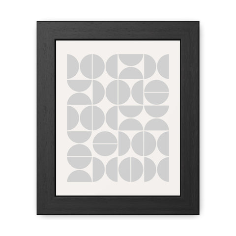 Crown 1 - Minimalist Geometric Framed Poster - Modern Wall Art for Home Decor