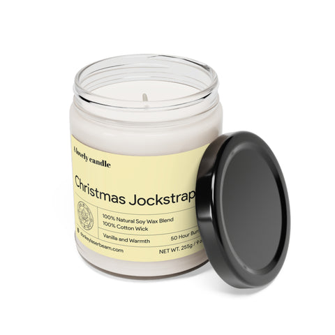 Christmas Jockstrap - Scented Soy Candle, 9oz