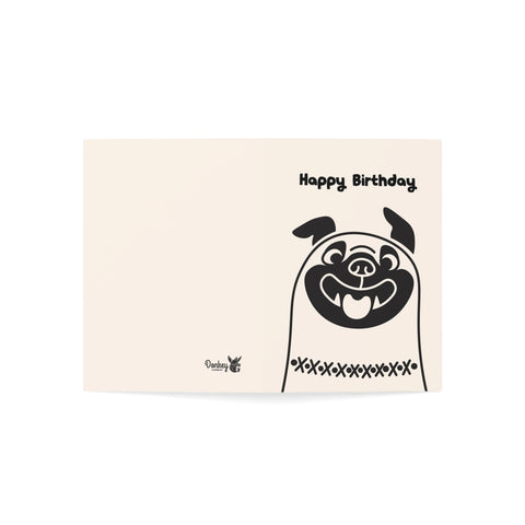 Happy Birthday (Bulldog) - Greeting Card