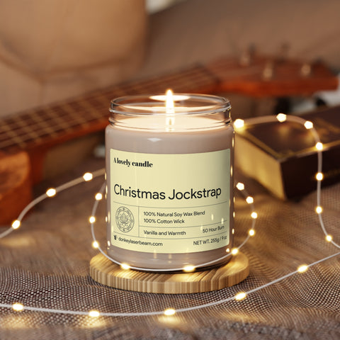 Christmas Jockstrap - Scented Soy Candle, 9oz