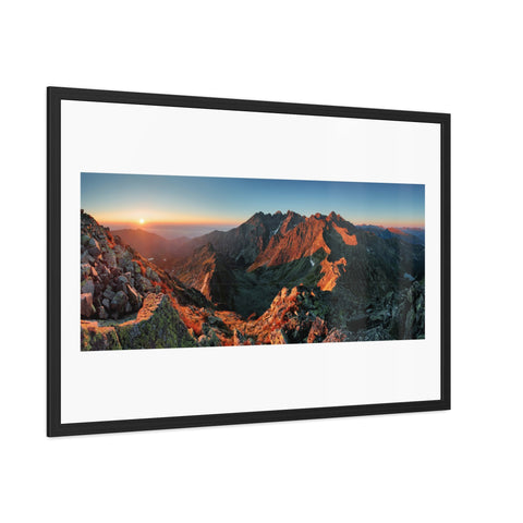 Rock Formation 4 - Scenic Mountain Framed Poster - Stunning Nature Wall Art for Home Decor