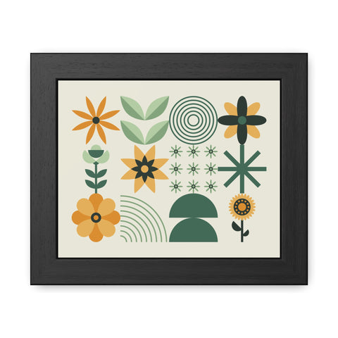 Farmhouse 2 - Botanical Framed Poster - Modern Floral Art for Home Decor