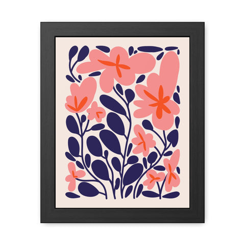 Florish 1 - Botanical Framed Poster | Floral Wall Art for Home Decor