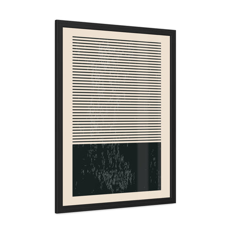 Ink Stamp 7b - Minimalist Framed Poster - Modern Wall Art for Home Decor