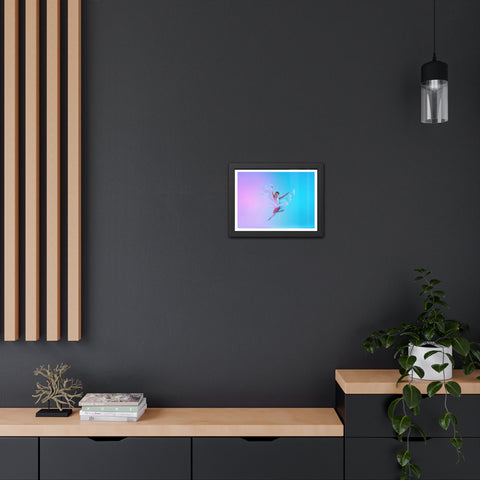 Ballet - Dynamic Dancer Framed Poster - Colorful Art for Home Décor