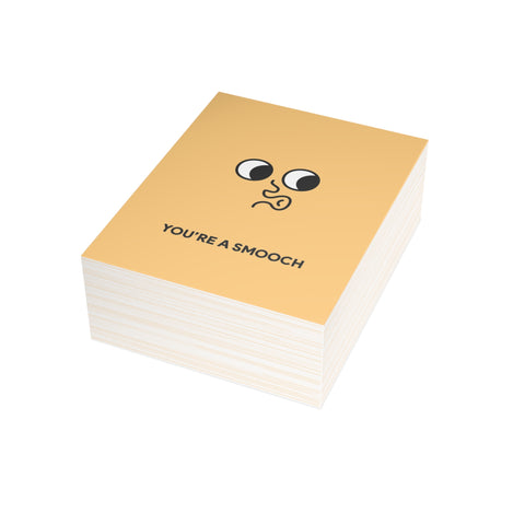 Cute 'You're a Smooch' Greeting Card — Love / Valentine Greeting Card - Illustrated, Funny, Snarky, Modern