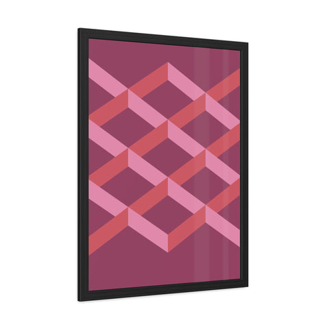 Geometric Framed Poster - Modern Wall Art for Contemporary Decor