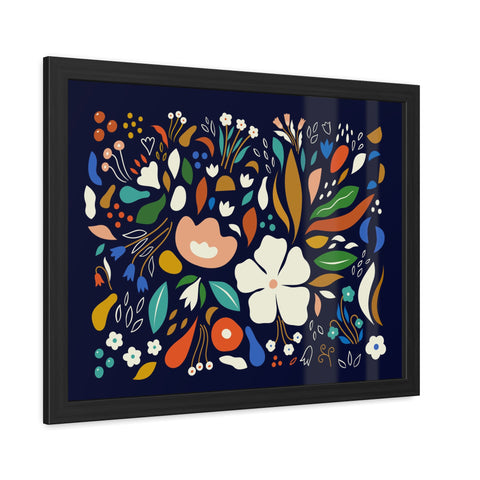 The Flowering 1 - Blooming Floral Framed Poster - Vibrant Home Decor for Nature Lovers