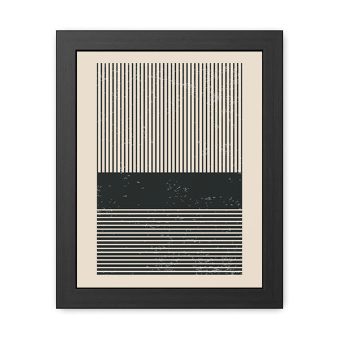 Ink Stamp 5b - Minimalist Framed Poster – Modern Wall Art for Home Decor