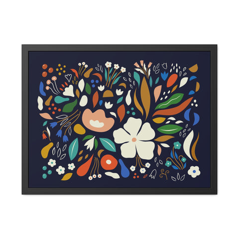 The Flowering 1 - Blooming Floral Framed Poster - Vibrant Home Decor for Nature Lovers