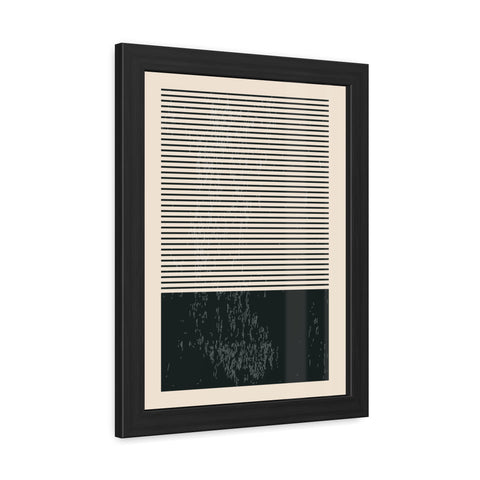 Ink Stamp 7b - Minimalist Framed Poster - Modern Wall Art for Home Decor