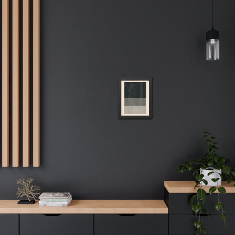 Ink Stamp 8b - Modern Abstract Framed Poster - Minimalist Wall Art for Stylish Home Décor