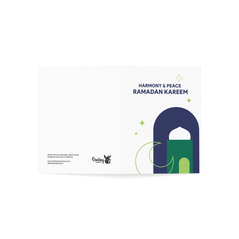 Ramadan Kareem Harmony and Peace - Greeting Card — Ramadan / Holiday Greeting Card - Illustrated, Modern