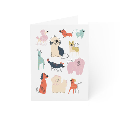 Dogs 4 - Greeting Card