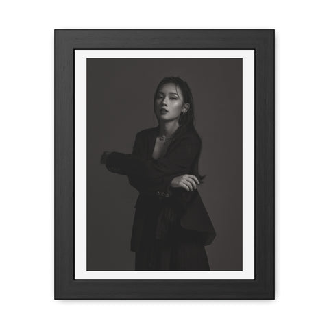 Xiang Sue - Elegant Monochrome Framed Poster - Stylish Wall Art for Modern Decor