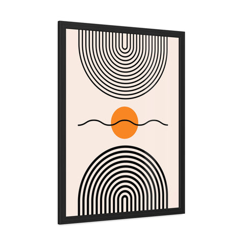 Brenda 3 - Modern Abstract Framed Poster - Minimalist Wall Art for Home Decor