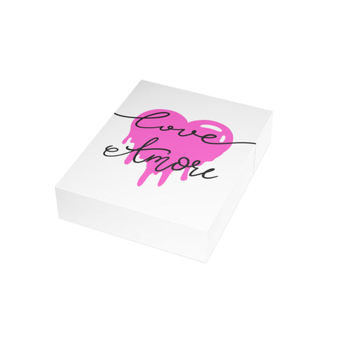 'Love è Amore' Pink Drip Heart Card — Love / Valentine Greeting Card - Illustrated, Funny, Snarky, Modern