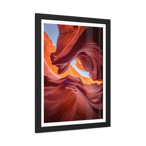 The Gorge - Desert Canyon Framed Poster - Stunning Wall Art for Home Decor