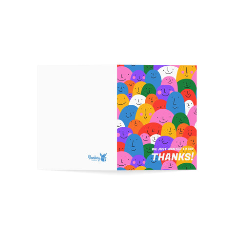 We just wanted to say thanks - Greeting Card