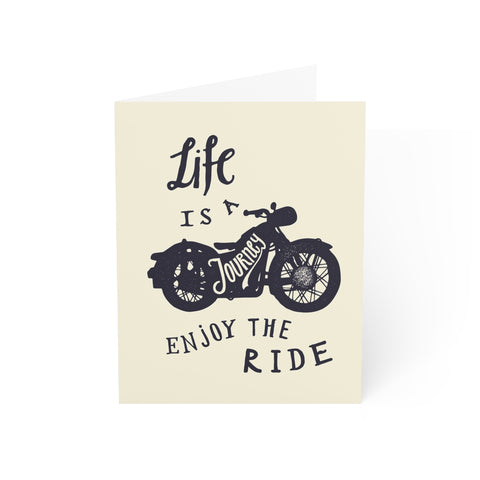 Life is a journey, enjoy the ride - Birthday Greeting Card