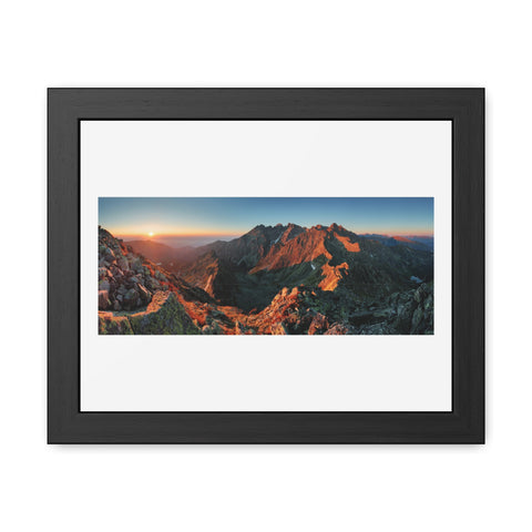 Rock Formation 4 - Scenic Mountain Framed Poster - Stunning Nature Wall Art for Home Decor