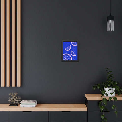 When life gives you lemons 8 - Bright Citrus Framed Poster - Fresh Fruit Decor for Colorful Spaces