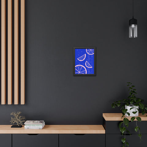 When life gives you lemons 8 - Bright Citrus Framed Poster - Fresh Fruit Decor for Colorful Spaces