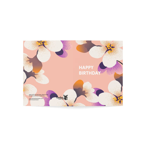 Floral Birthday Greeting Cards — Birthday Greeting Card - Illustrated, Floral, Modern