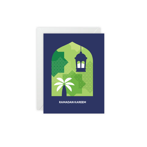 Ramadan Kareem Greeting Card — Ramadan / Holiday Greeting Card - Illustrated, Modern