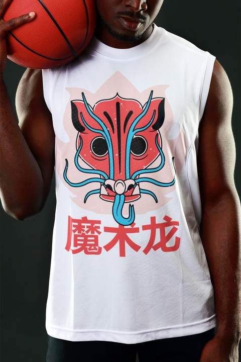 Pink Dragon Muscle Shirt