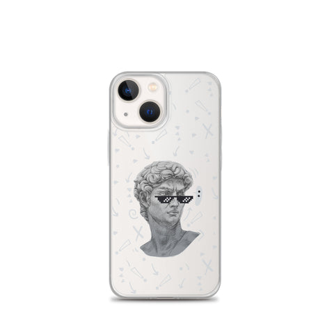 Michaelangelo is a Boss - Clear Case for iPhone® 13, 14, 15, Mini, Plus, Pro and Pro Max