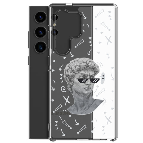 Michaelangelo is a Boss - Clear Case for Samsung® S21, S22, S23, S24, Plus and Ultras