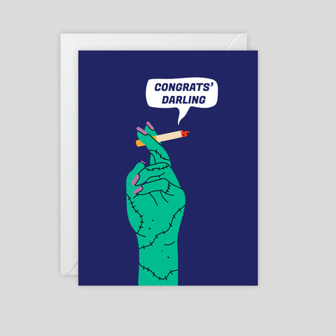 Congrats Darling - Greeting Card