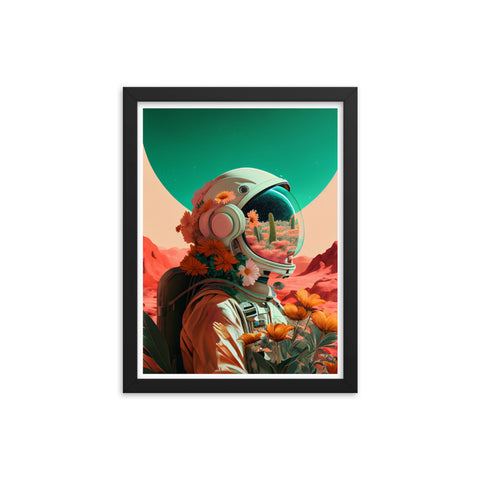 Astronaut in the desert - 2- Framed Print