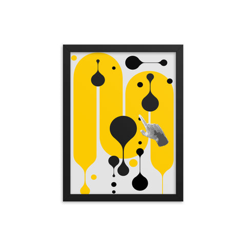 Drip - 1 - Framed Print