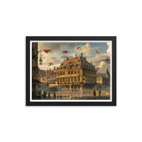 Clash in Krakow - Framed Print