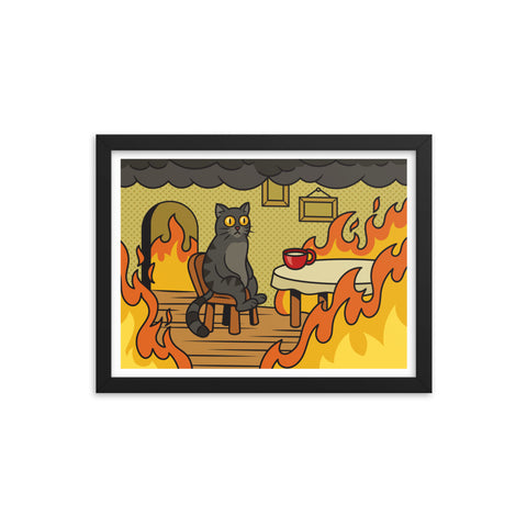 Everything iz Fine - Framed Print