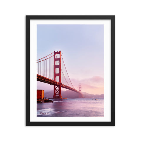 Golden Gate - 1 - Framed Print