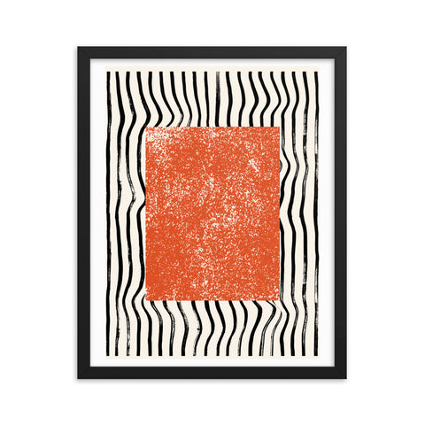 Ink Block - 1 - Framed Print