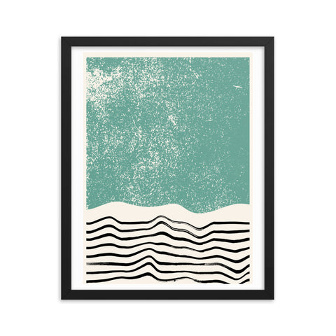 Ink Block - 4 - Framed Print