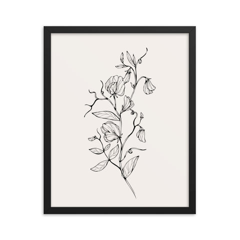 Lefluer - 1 - Framed Print