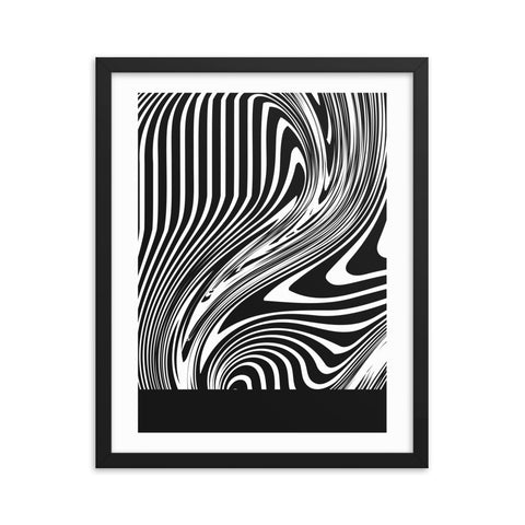 Liquid Glass - 4 - Framed Print