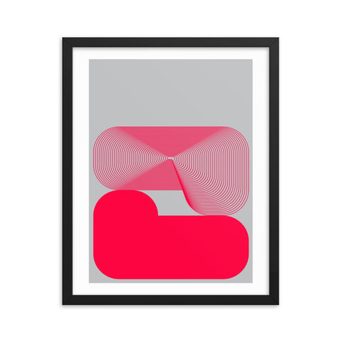 Massive Type - 3 - Framed Print