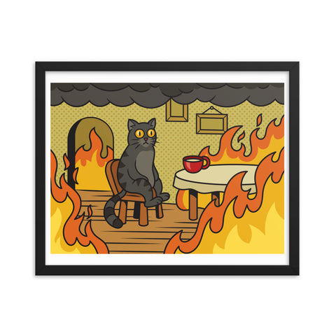 Everything iz Fine - Framed Print