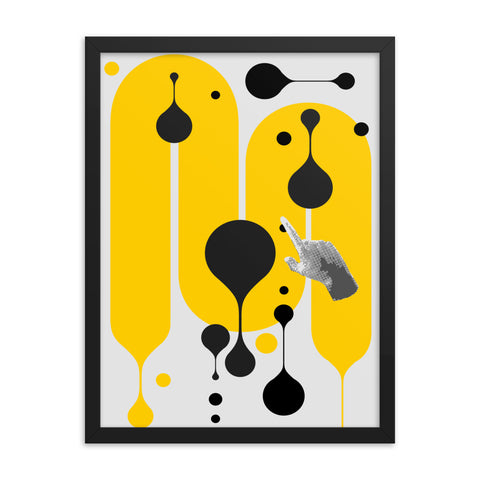 Drip - 1 - Framed Print