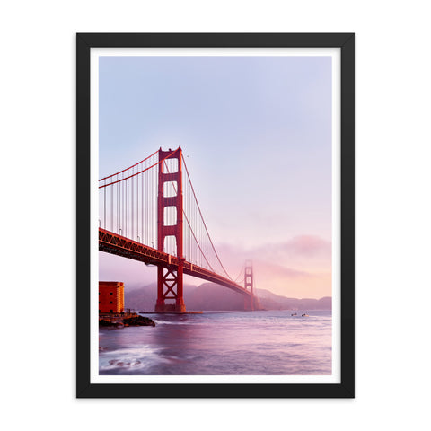 Golden Gate - 1 - Framed Print