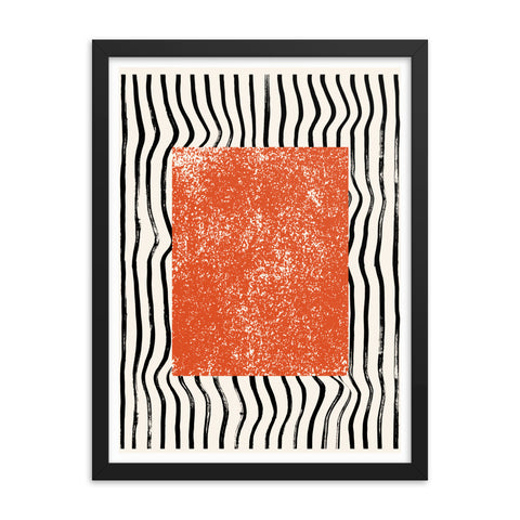 Ink Block - 1 - Framed Print