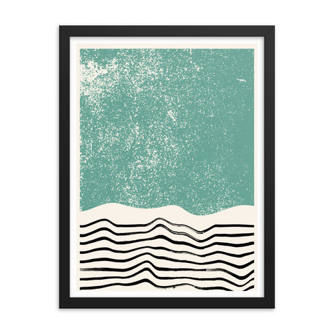 Ink Block - 4 - Framed Print